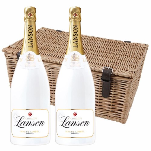 Magnum of Lanson White 150cl Duo Magnum Hamper (2x150cl)